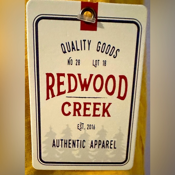 NWT Redwood Creek tee XL gold color and 100% cotton - Picture 2 of 4